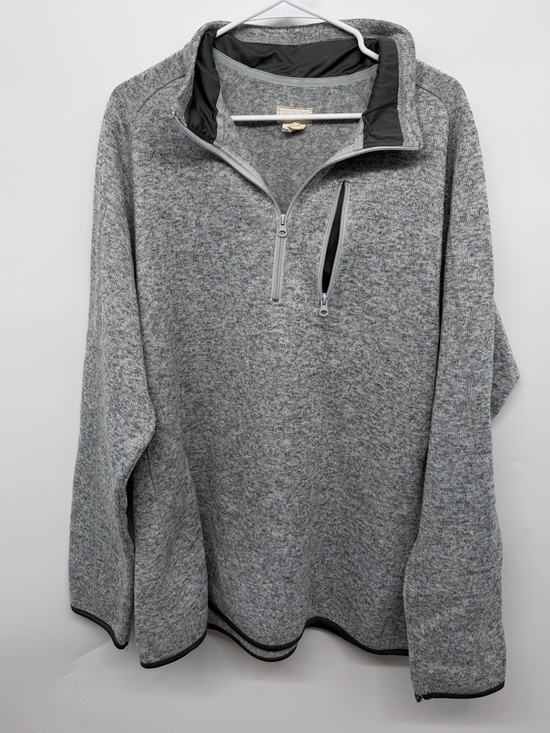 Stetson Other - Stetson Men's Light Gray Half-Zip Pullover Sweater